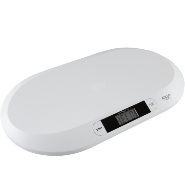 Електронна бебешка везна ADLER - Прецизно измерване до 20 кг с HOLD функция и точност до 0.01 кг 8