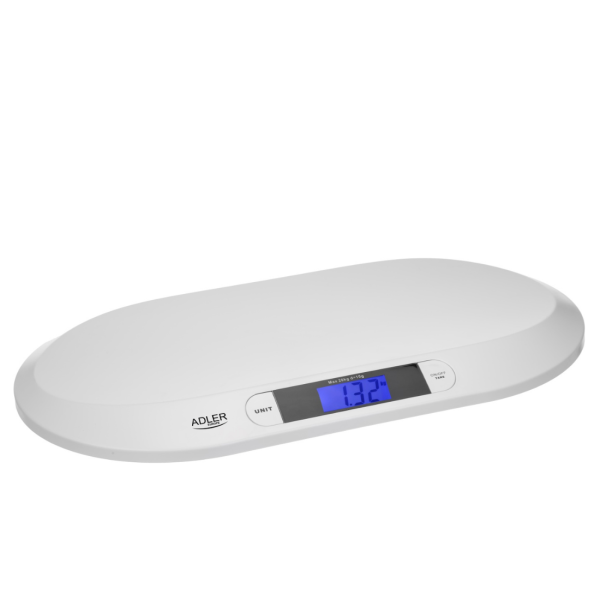 Електронна бебешка везна ADLER - Прецизно измерване до 20 кг с HOLD функция и точност до 0.01 кг 1