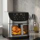 Фритюрник с горещ въздух 8L 1800W с 11 програми, LCD дисплей, таймер и прозорец за наблюдение 2