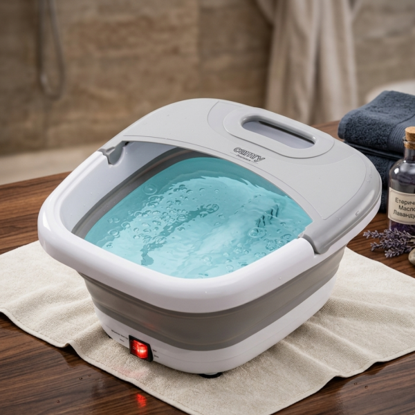 Сгъваем СПА масажор за крака 3 в 1 с нагряване 45°C и балонен ефект – релакс като в джакузи у дома 2