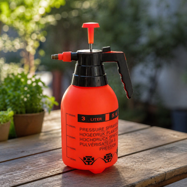 Ръчна пръскачка под налягане 3L – Регулируема дюза, градуиран резервоар 1