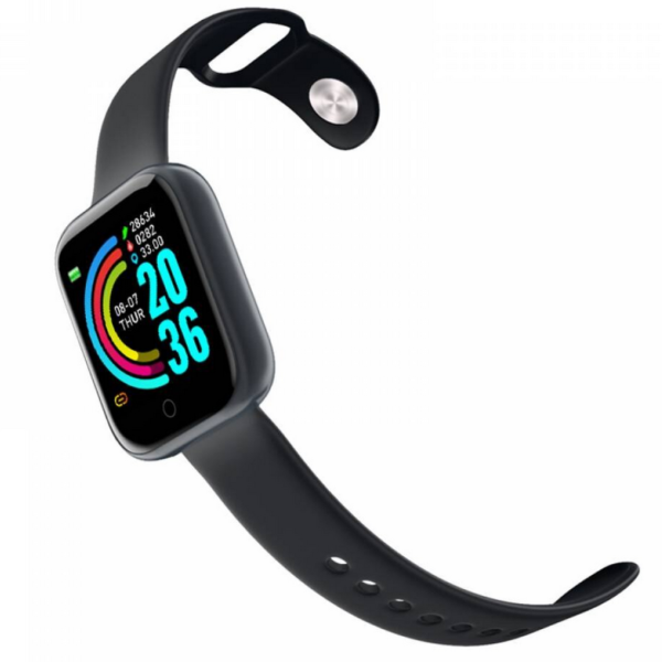 Смарт часовник L18 черен – фитнес тракер с пулс, кръвно, SpO2 и известия от телефон 1