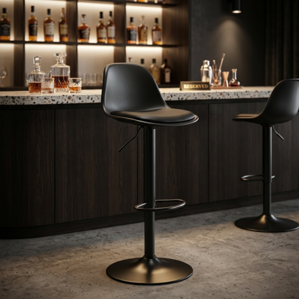 Бар стол с метална основа и ергономичен дизайн - стил и комфорт за всеки интериор 2