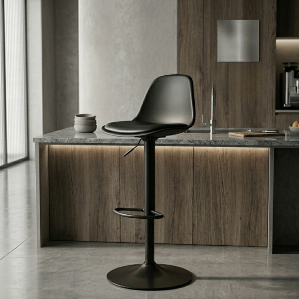 Бар стол с метална основа и ергономичен дизайн - стил и комфорт за всеки интериор 4