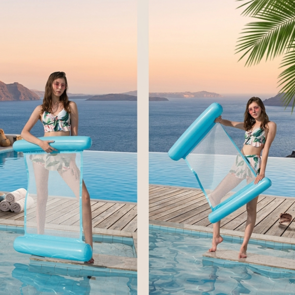 Надуваем воден шезлонг с мрежа – максимален комфорт и релакс в басейн или море