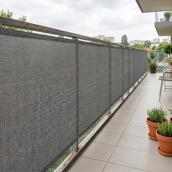 Засенчваща мрежа Schellenberg 250 x 90см – UV защита, уединение и защита от вятър за балкони и огради 4