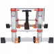 Телескопична алуминиева стълба 4.4м (2х2.2м), комбинирана с панти, 2 стабилизатора и чанта, 150кг 2