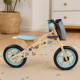 Дървено баланс колело в синьо - 12" EVA гуми, чанта и звънец 3