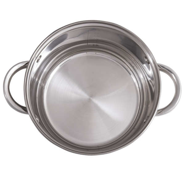 Комплект тенджери Maxmark от неръждаема стомана – 6 части с многослойно дъно