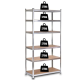 Професионален метален стелаж HÖGLER 222x110x50 см – 6 Рафта, до 1050 кг, регулируема височина 6