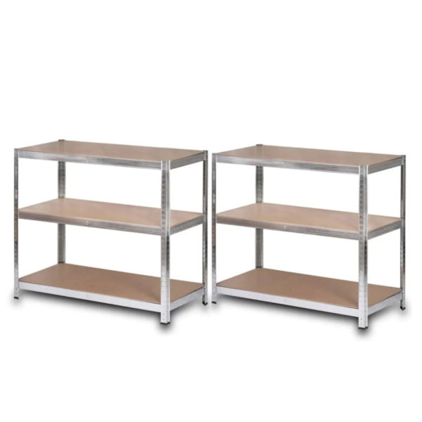Професионален метален стелаж HÖGLER 222x110x50 см – 6 Рафта, до 1050 кг, регулируема височина 9