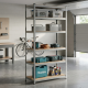 Професионален метален стелаж HÖGLER 222x110x50 см – 6 Рафта, до 1050 кг, регулируема височина 2
