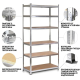 Професионален метален стелаж HÖGLER 222x110x50 см – 6 Рафта, до 1050 кг, регулируема височина 5