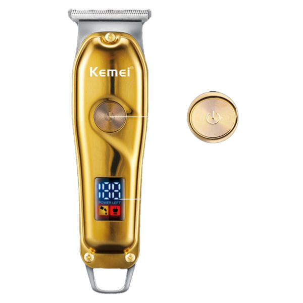 Безжичен тример и машинка за подстригване Kemei с LCD дисплей и USB зареждане 7