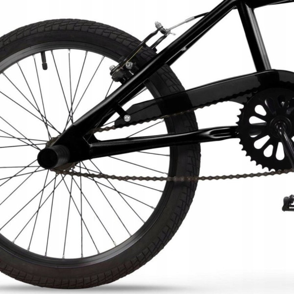 BMX велосипед TOIMSA Full Black 20” – Черен freestyle BMX с 360° ротор и V-Brake