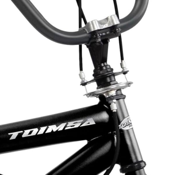 BMX велосипед TOIMSA Full Black 20” – Черен freestyle BMX с 360° ротор и V-Brake 5
