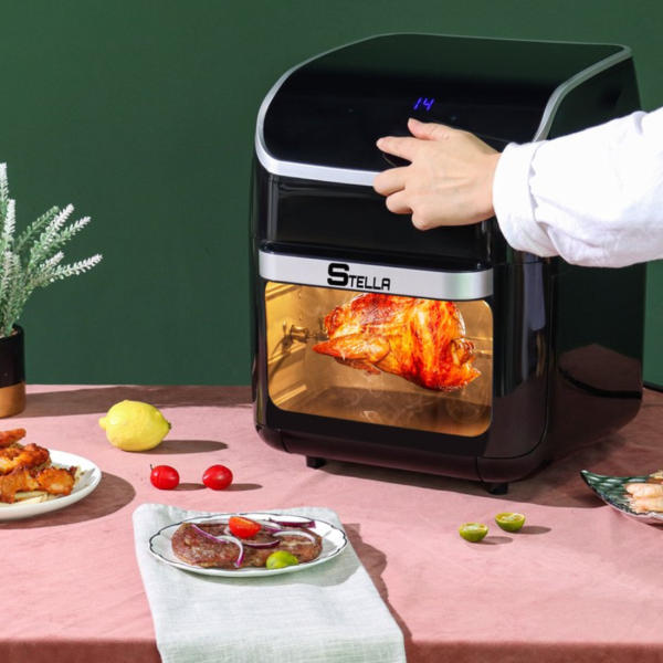 Stella power air fryer oven 12L – Дигитален еър фрайер и фурна 1800W с Touch Screen и грил