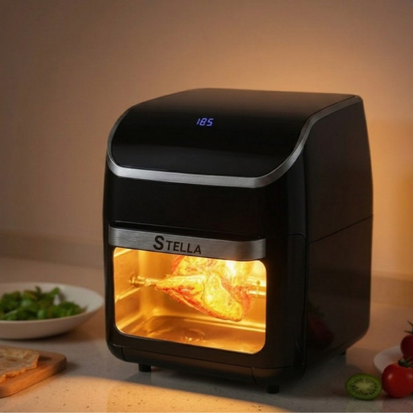 Stella power air fryer oven 12L – Дигитален еър фрайер и фурна 1800W с Touch Screen и грил