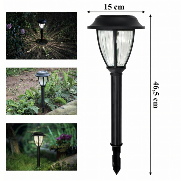 Комплект соларни градински лампи 10 броя – LED външни фенери IP44 8