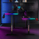 Гейминг бюро - LED RGB, Регулируема височина, 140см 3