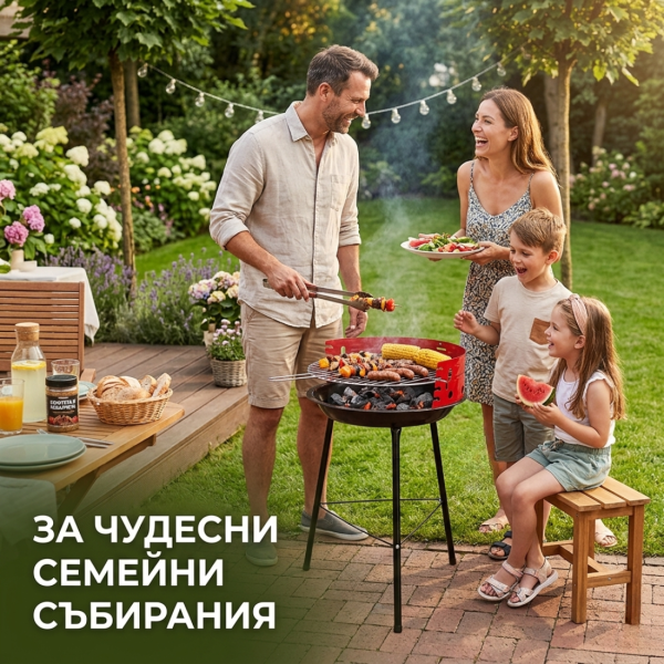 Компактно преносимо барбекю – Идеално за балкон, къмпинг и пътуване 3