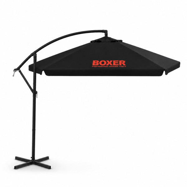 Градински чадър Boxer BX-3295 – Черен, водоотблъскващ, стабилен и устойчив