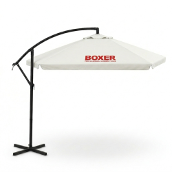 Градински чадър Boxer BX-3295 – Бял, водоотблъскващ, стабилен и устойчив