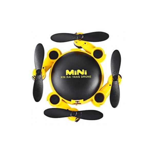 Мини дрон с мощни летателни стабилизатори и компресиран размер