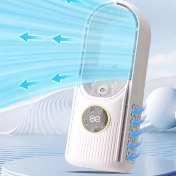 Air Multiplier 3-в-1 – Компактен USB вентилатор с овлажнител, пречиствател на въздух и LED светлина 5