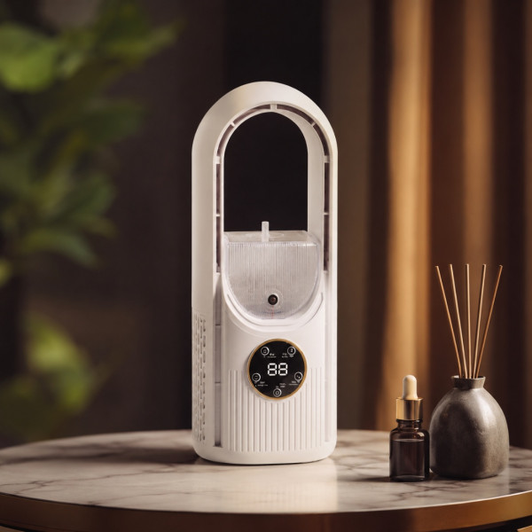 Air Multiplier 3-в-1 – Компактен USB вентилатор с овлажнител, пречиствател на въздух и LED светлина 1