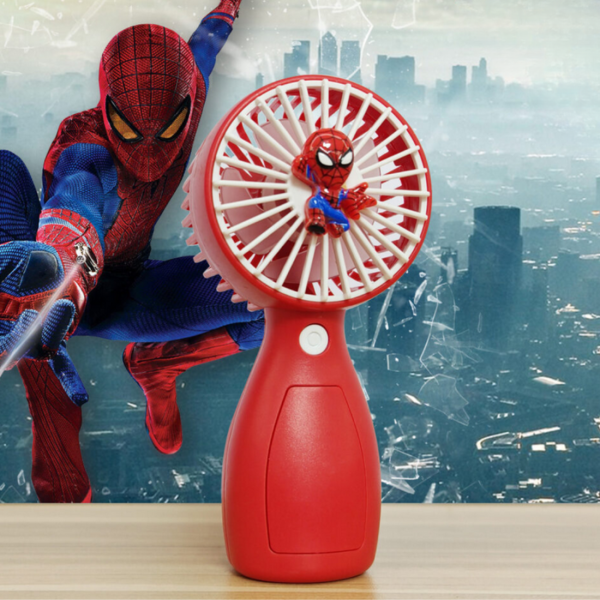 Детски мини USB вентилатор – Stitch или Spiderman,  преносим и презареждаем 3