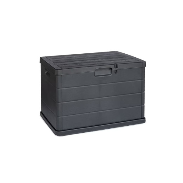 Градинска кутия за съхранение, 170L, 76x55x52 см, Антрацит