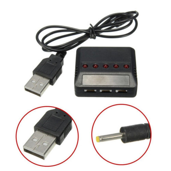 USB зарядно за дрон-батерии с до 4 броя капацитет