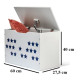 Практичен дървен сандък за играчки 2 в 1 – Кутия за съхранение и детска пейка със звезден дизайн 5