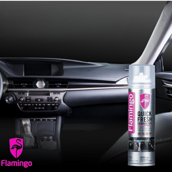 Flamingo Quick Fresh 220 мл – Спрей за почистване и дезинфекция на климатик и парно на автомобил 5