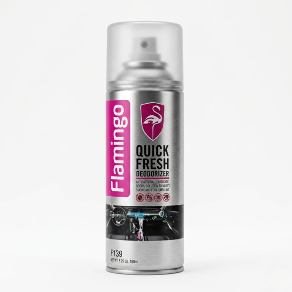 Flamingo Quick Fresh 220 мл – Спрей за почистване и дезинфекция на климатик и парно на автомобил