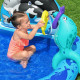 Надуваем детски басейн с морски животни, водни играчки и игра за хвърляне на халки, 134 x 131 x 73 см 10