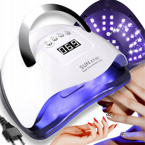 Професионална UV/LED лампа X7 MAX 220W – 57 LED диода, сензор за движение, LCD дисплей и 4 таймера 6