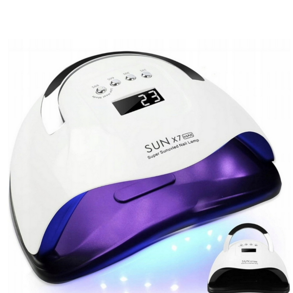 Професионална UV/LED лампа X7 MAX 220W – 57 LED диода, сензор за движение, LCD дисплей и 4 таймера 5