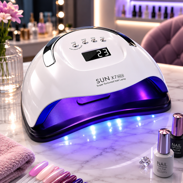 Професионална UV/LED лампа X7 MAX 220W – 57 LED диода, сензор за движение, LCD дисплей и 4 таймера 2