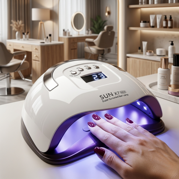 Професионална UV/LED лампа X7 MAX 220W – 57 LED диода, сензор за движение, LCD дисплей и 4 таймера