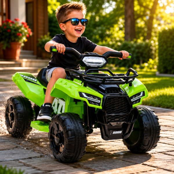 Детско акумулаторно ATV NV-J320 6V – LED светлини, USB музика и офроуд приключения за деца 1.5–4 години 2