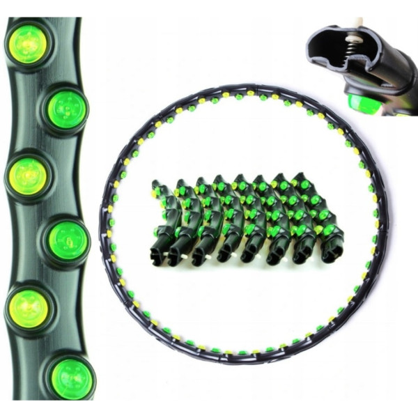 Магнитен масажен обръч Hula Hoop 98 см с 64 масажни точки – удобни тренировки у дома 4