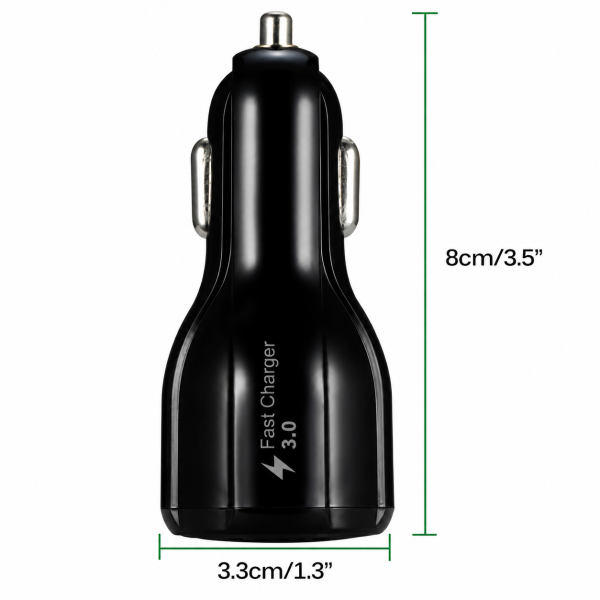 Автомобилно зарядно Quick Charge 3.0 с 2 USB порта – бързо и едновременно зареждане на две устройства