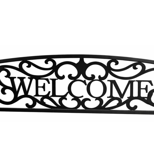 Тройна метална градинска пейка Welcome 127 см – Декоративна стоманена пейка за градина, двор и тераса 10