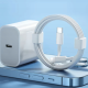 Apple 20W USB-C Fast Charger комплект с Lightning кабел – Бързо зареждане за iPhone 2