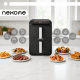 NexOne TwinFryer 11L – Двукамерен фритюрник с горещ въздух 2800W, две независими кошници, 8 програми и Sync функция 5