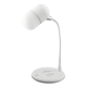 Настолна LED лампа 3 в 1 - Безжично зарядно 5W и Bluetooth високоговорител 8