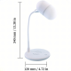 Настолна LED лампа 3 в 1 - Безжично зарядно 5W и Bluetooth високоговорител 9