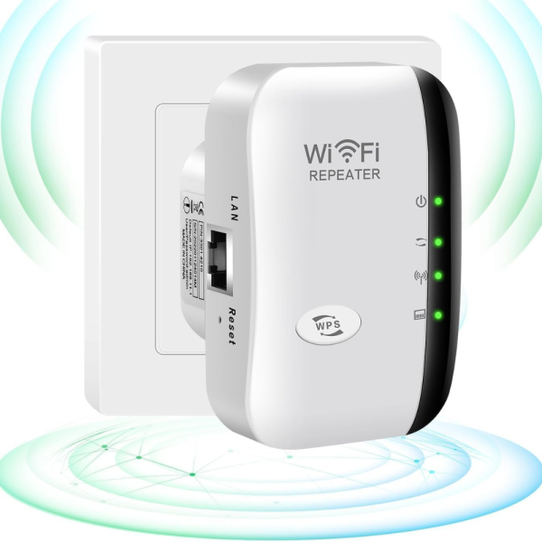 Wi-Fi Repeater 300Mbps – Усилвател и разширител на Wi-Fi сигнала с LAN порт